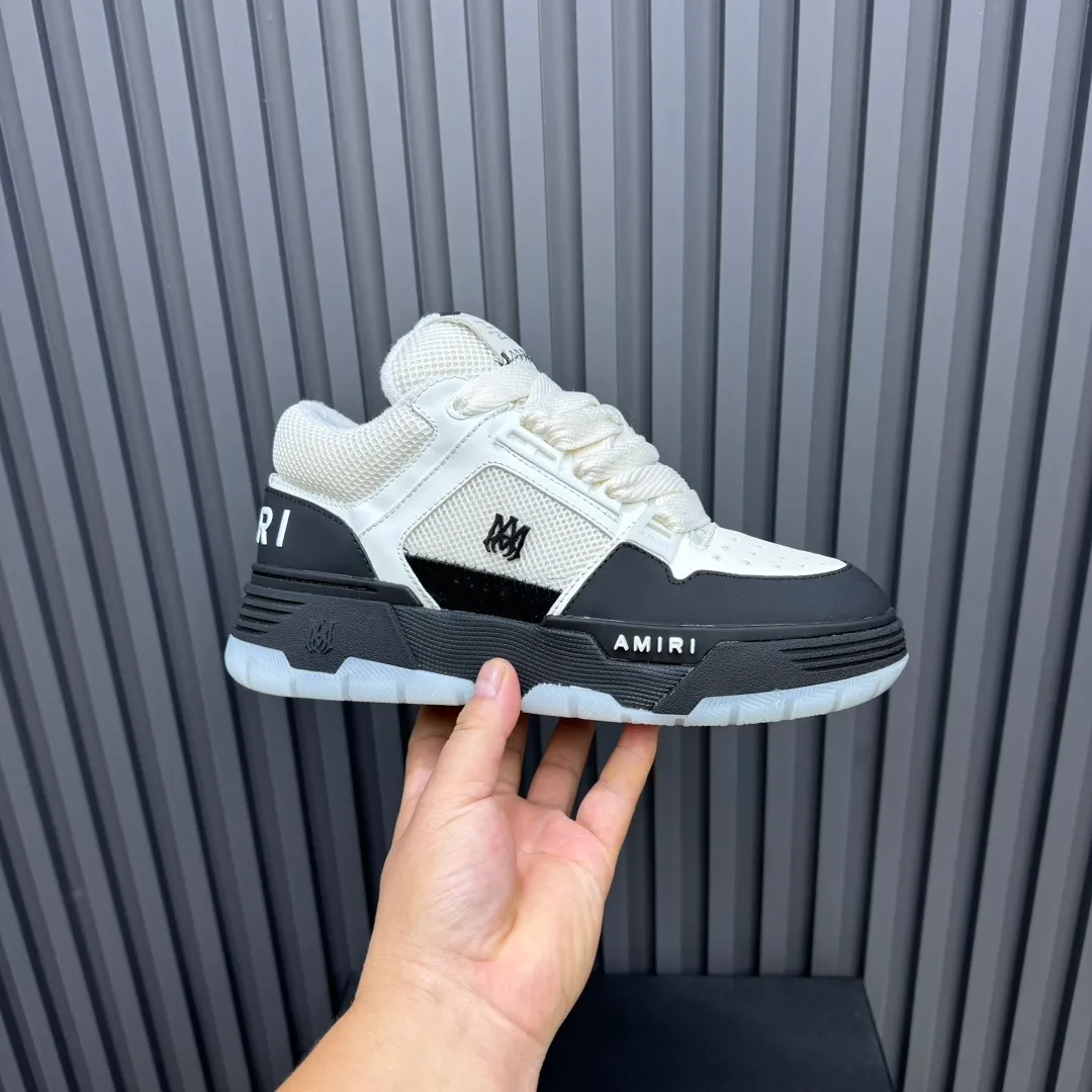Men's shoes 💰660💰 AMIRI AMIRI trendy brand hot sale 🔥 Available all year round, couples 💑 Official website synchronization Imported fabrics 1⃣️ vs 1⃣️ replica, original factory special original sole, 35-45 (45. non-refundable)